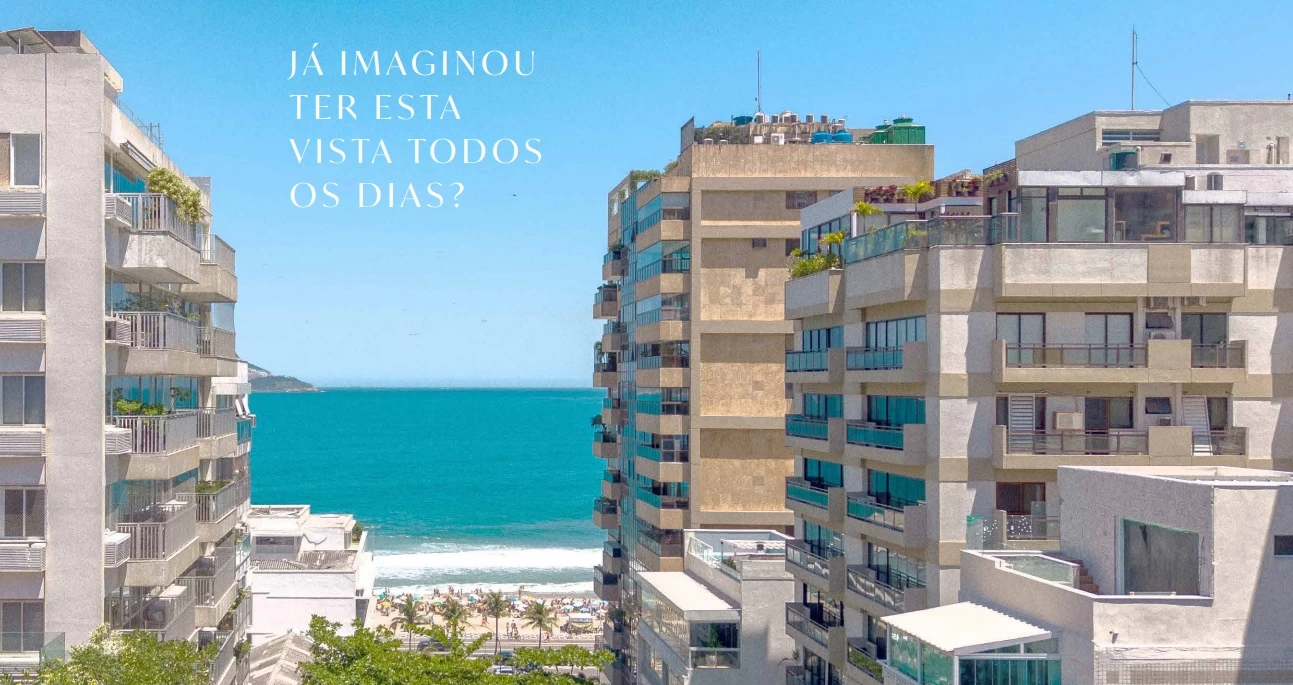 já imaginou ter essa vista todos os dias. Bruma Mozak Leblon até 5 suítes! já imaginou ter essa vista todos os dias. Bruma Mozak Leblon até 5 suítes!